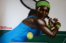 graffiti na zakázku tenis fitness posilovna