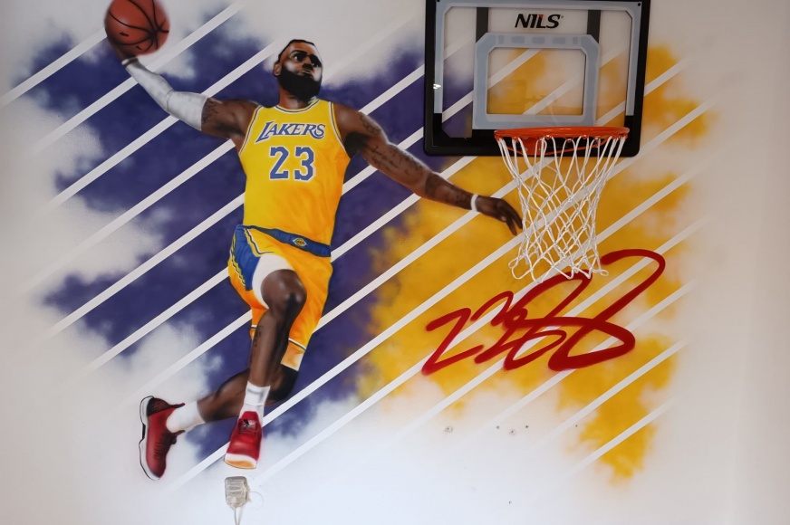 LeBron James - mural