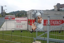 reklamní graffiti malby na zakázku v exteriéru