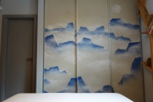 malba na zakázku japonský styl design apartmánu