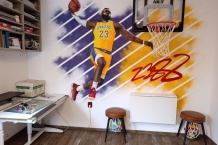 LeBron James - mural