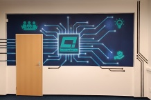 QUENTOR - offices mural design.