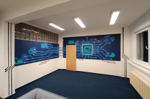 QUENTOR - offices mural design.