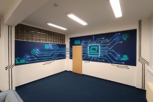 QUENTOR - offices mural design.