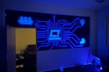 QUENTOR - offices mural design.