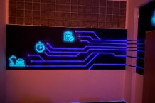 QUENTOR - offices mural design.