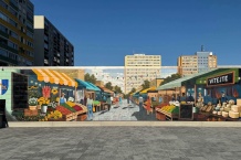 Mural - Tržnice Praha Háje