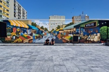 Mural - Tržnice Praha Háje